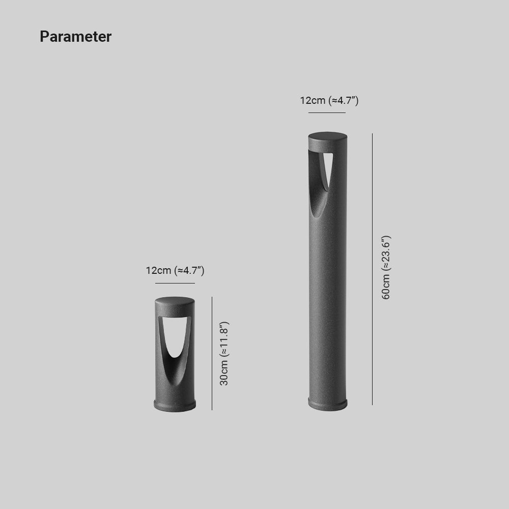 Ray lampă de perete pentru exterior contemporană din metal, neagră