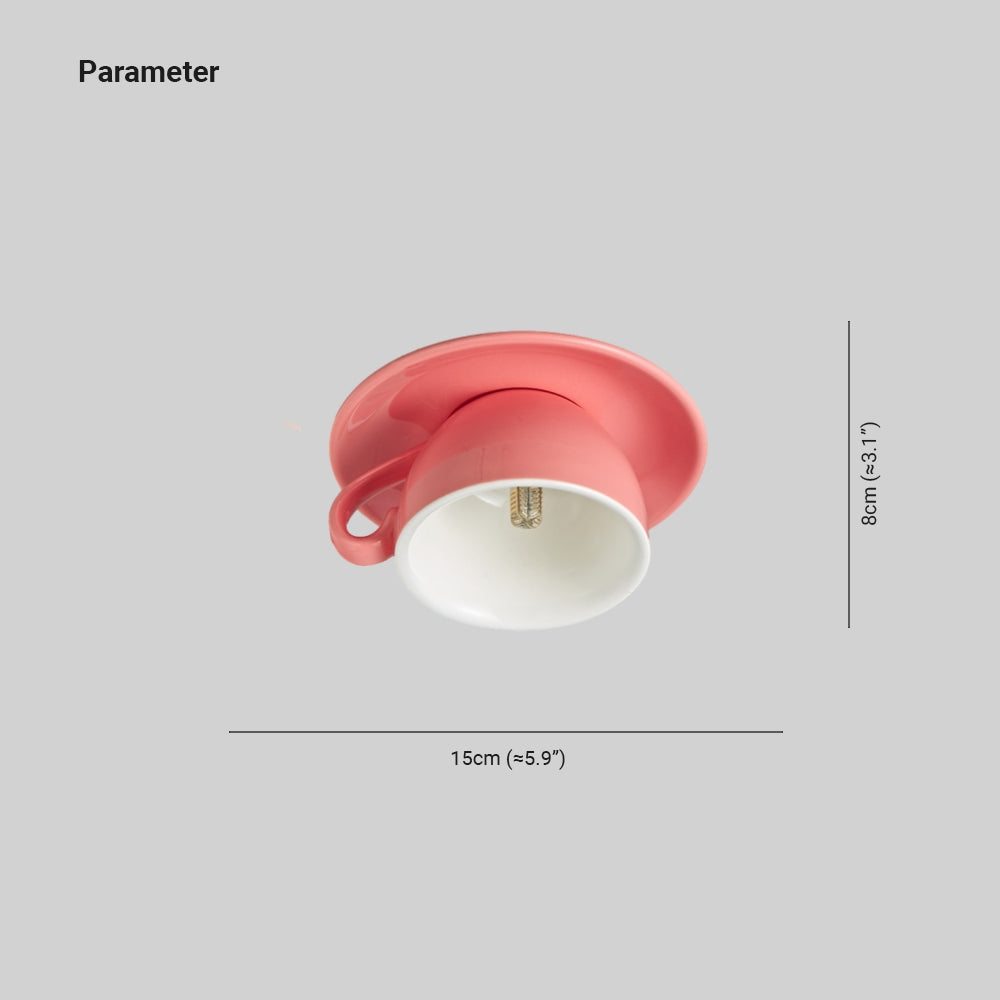Aria modern Cupuri de Cafea Ceramic plafonieră Aplicată