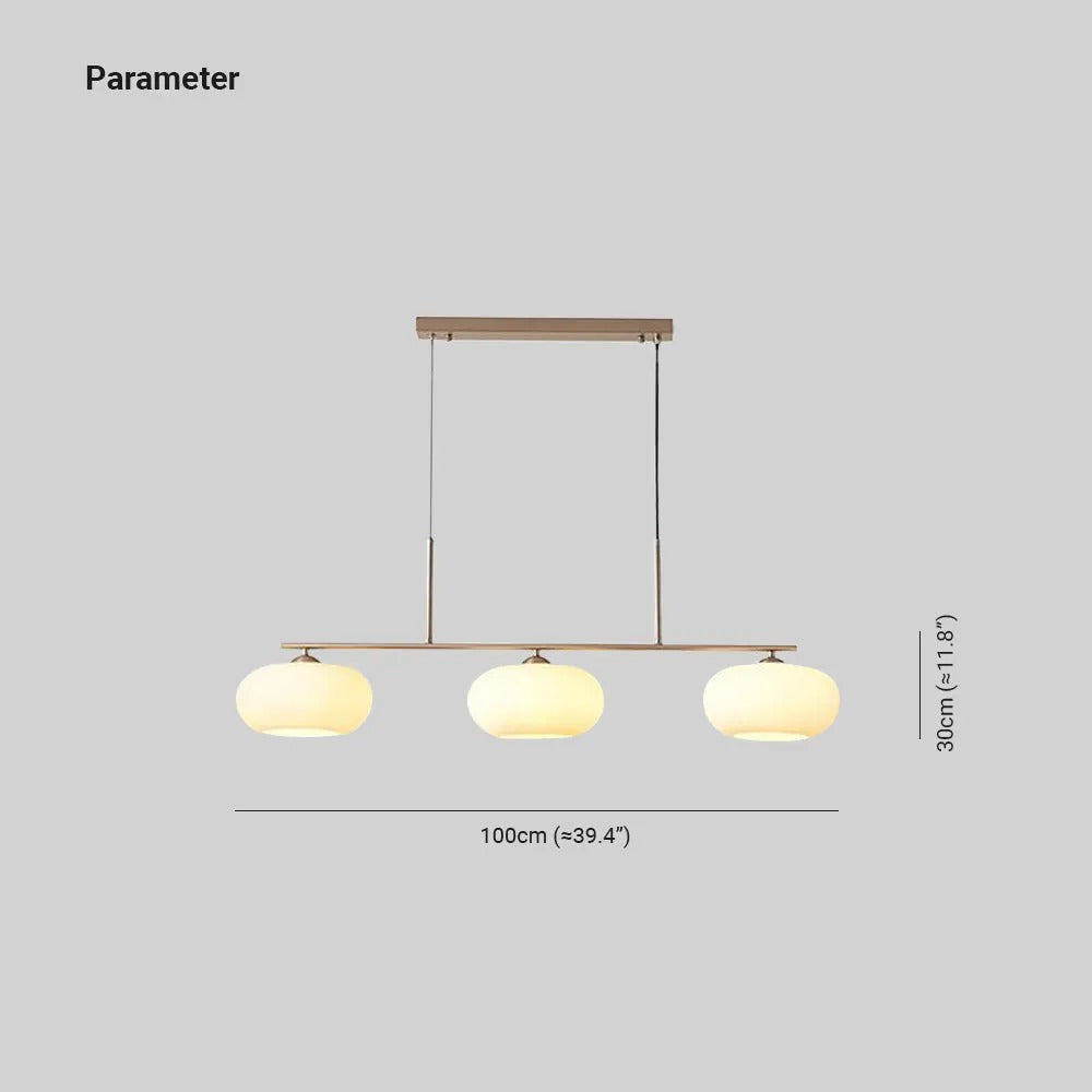 Candy Cream Cluster lampă suspendată 3 surse de lumină, în culoare crem