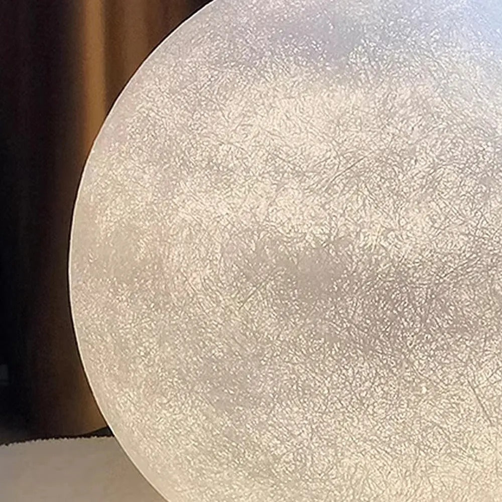 Mira lampadar Decorativ modern Dream, Glob Lunar, Rășină, dormitor