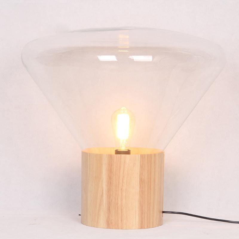 Sylirella lampă de masă minimalistă din lemn