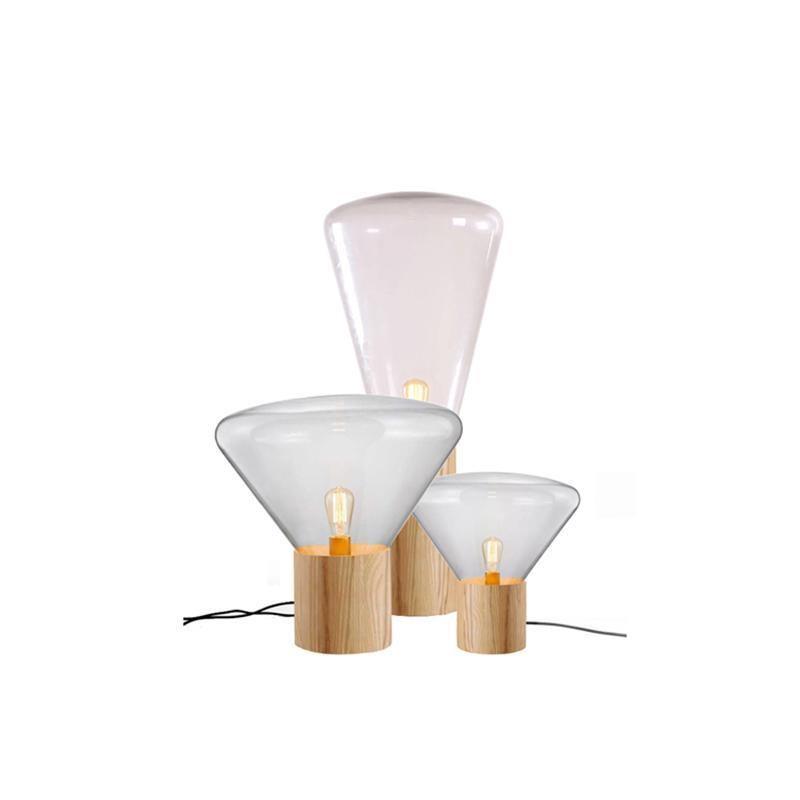 Sylirella lampă de masă minimalistă din lemn