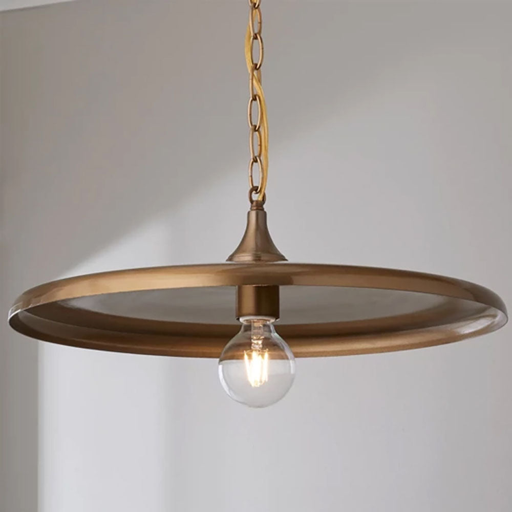 Arisha industrial Vintage lampă suspendată albă/negru/auriu