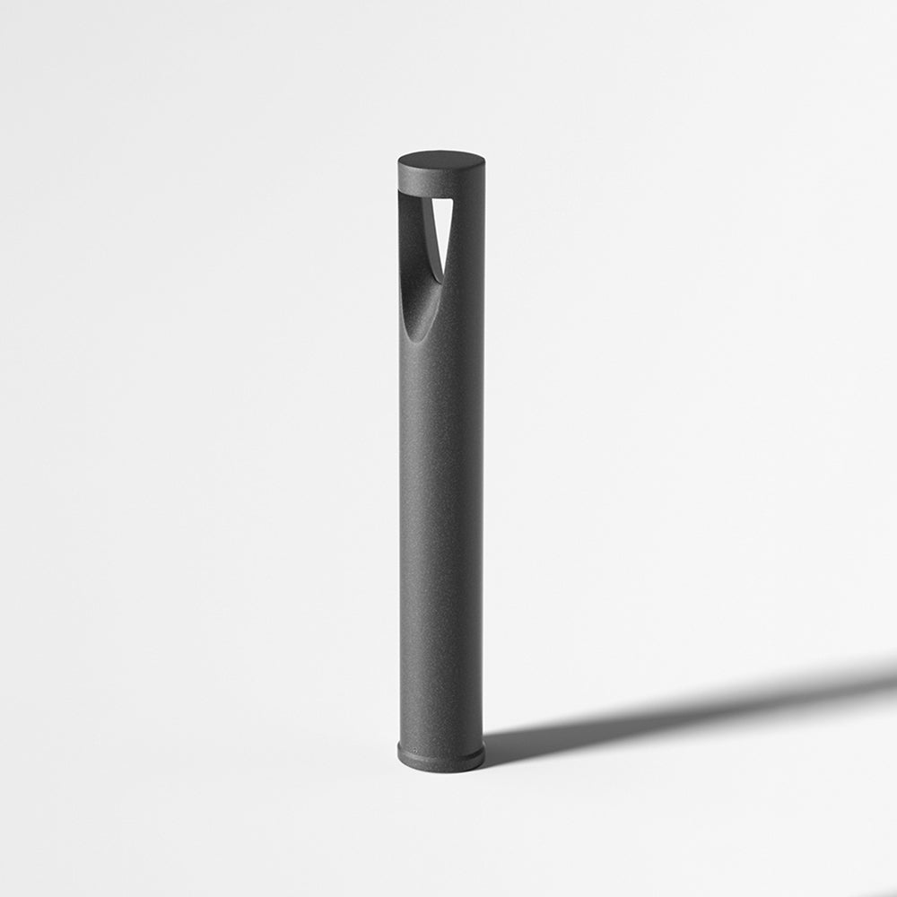Ray lampă de perete pentru exterior contemporană din metal, neagră