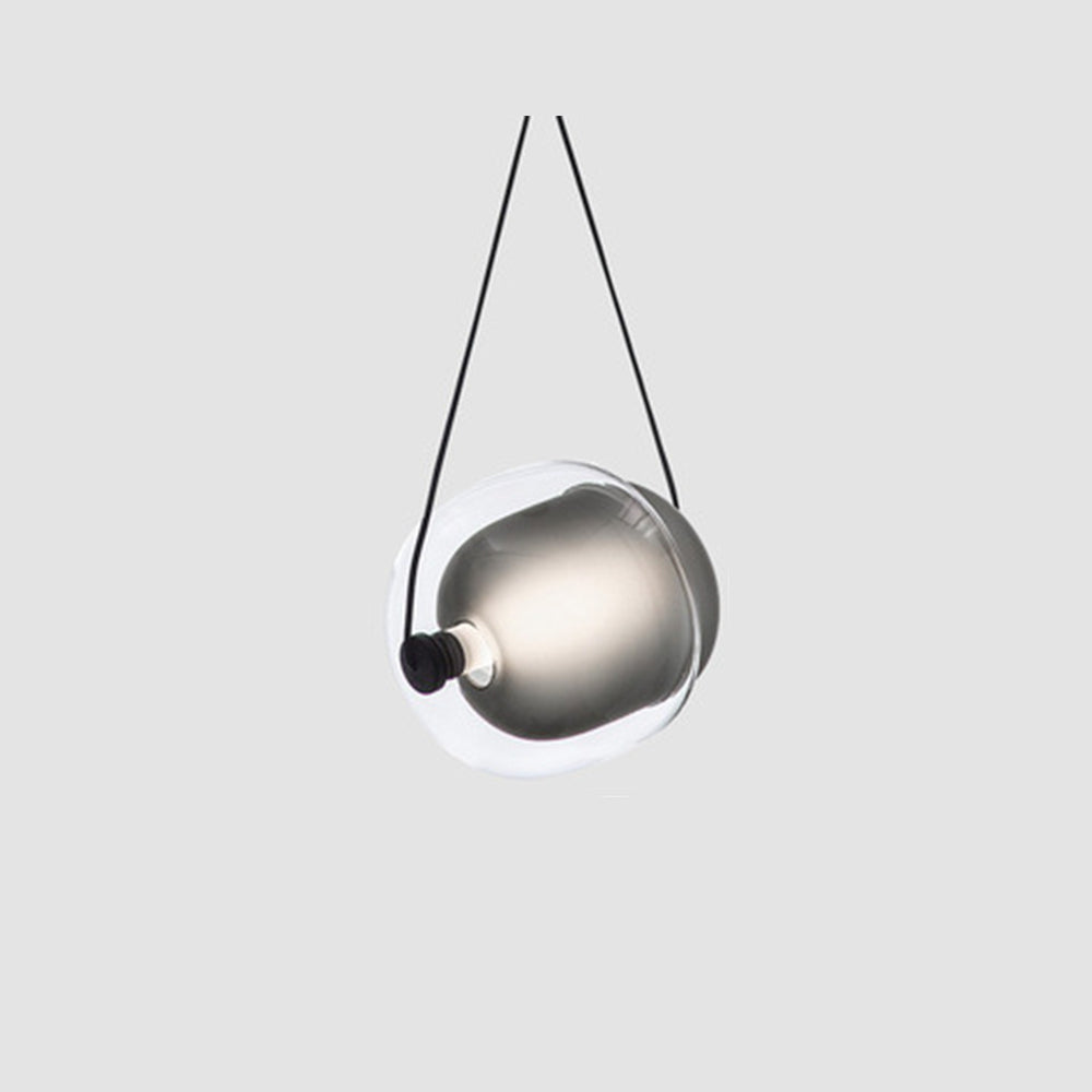 Valentina modern Bubble sticlă lampă suspendată, Blue/Yellow/Pink/Smoky Grey/alb/transparent, în culoare albastră, în culoare galbenă, în culoare roz, în culoare gri