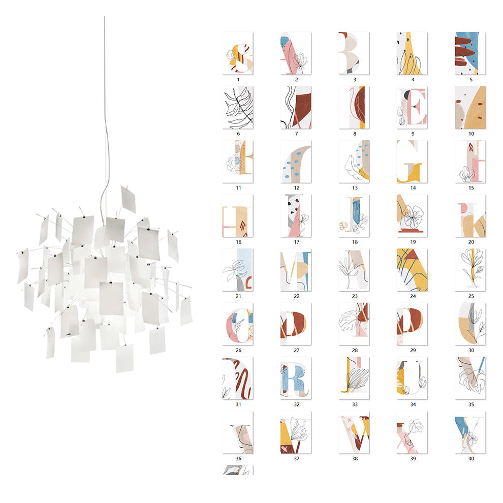 Luninena candelabru din hârtie