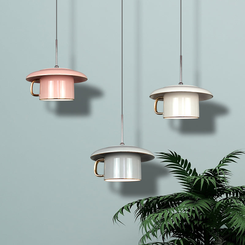 Valentina Urban Cup Ceramic LED lampă suspendată living