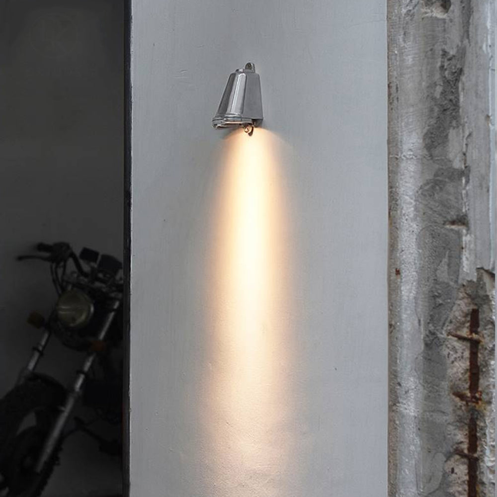 Ray aplică de perete industrială din metal, în formă de clopot, negru/gri/cupru/aluminiu