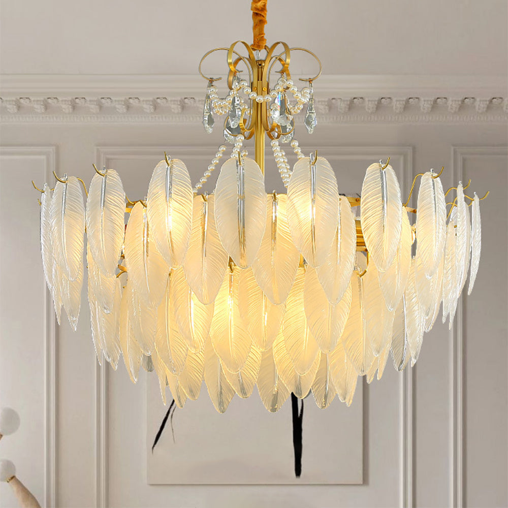 Kristy candelabru Elegant Pearl/sticlă/metal, alb