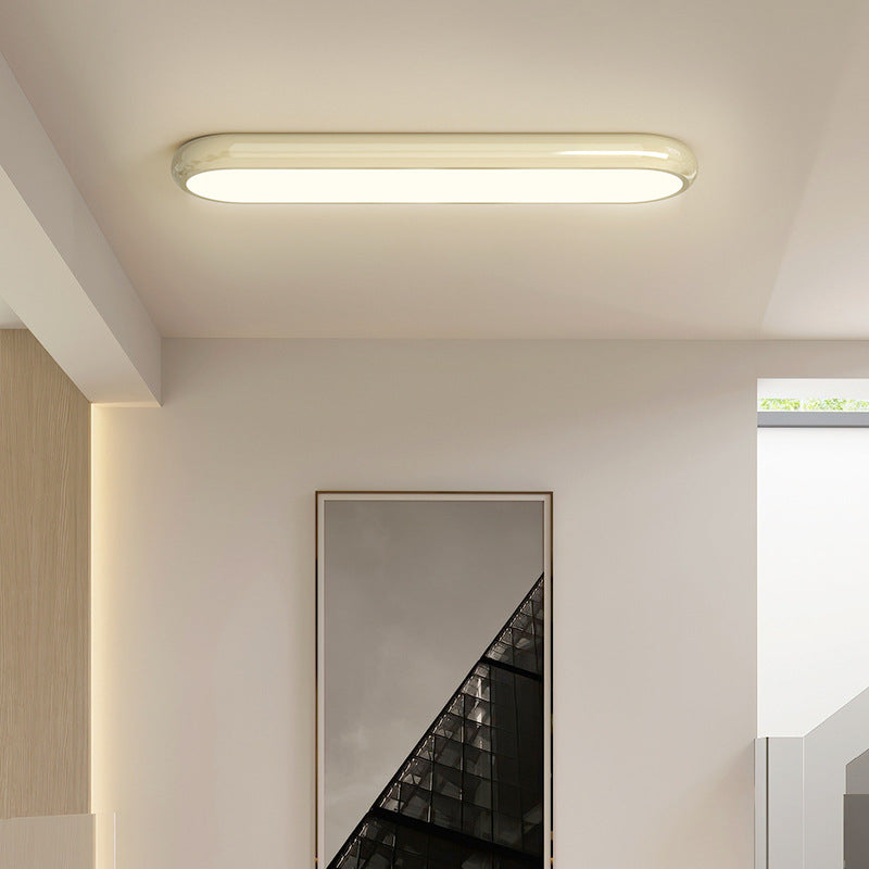 Arisha plafonieră aplicată LED modernă negru/galben/alb living