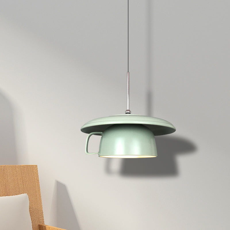 Valentina lampă suspendată ceramică în formă de cupă cu aspect rustic pentru living