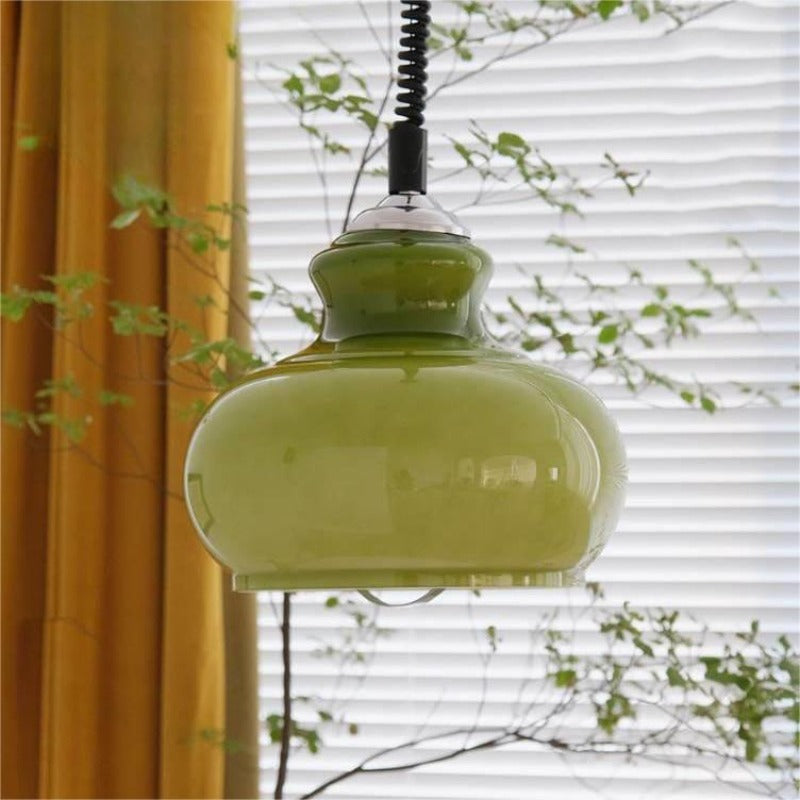 Valentina Retro Simplu lampă suspendată living Verde living