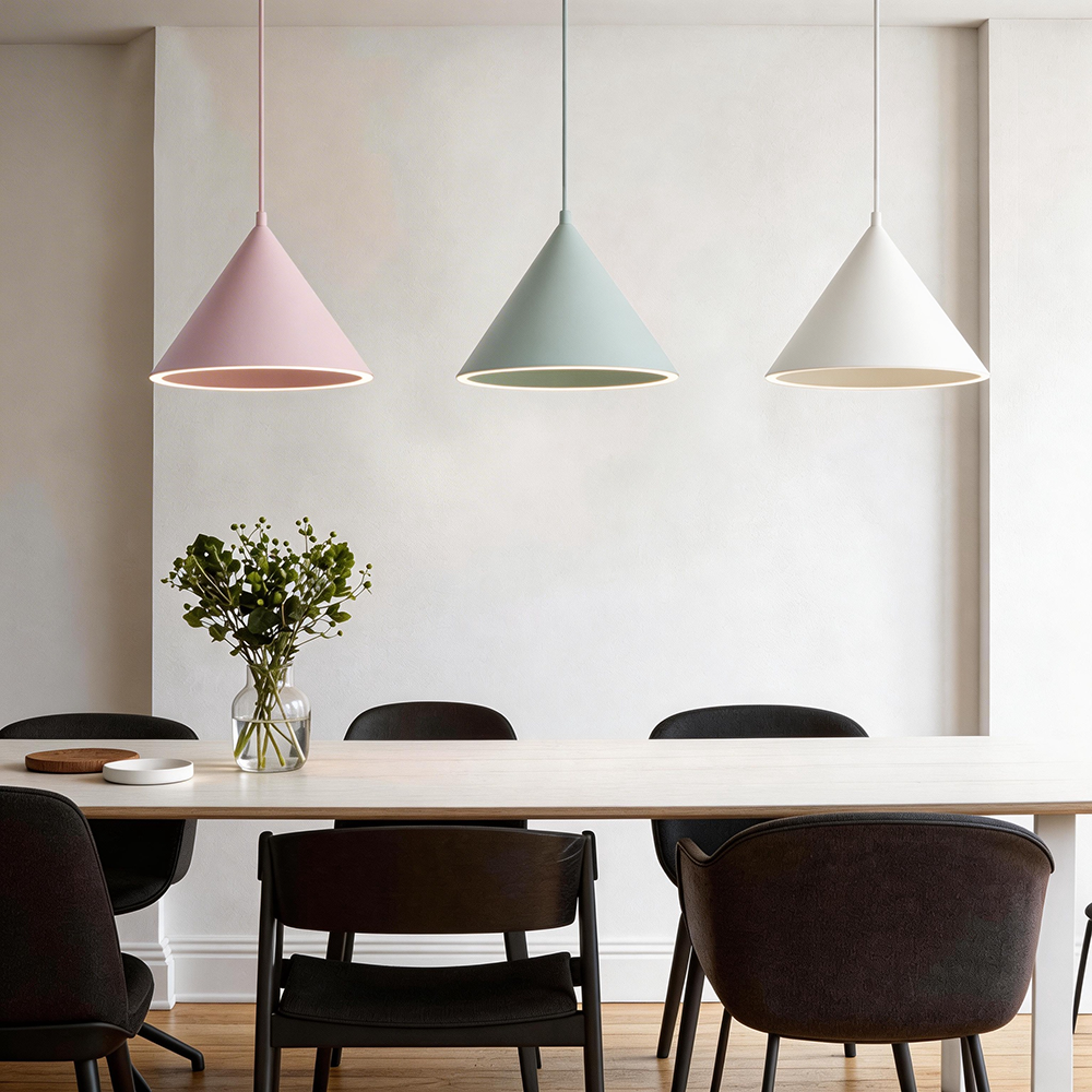 Aria Funnel-formă Colourful LED lampă suspendată