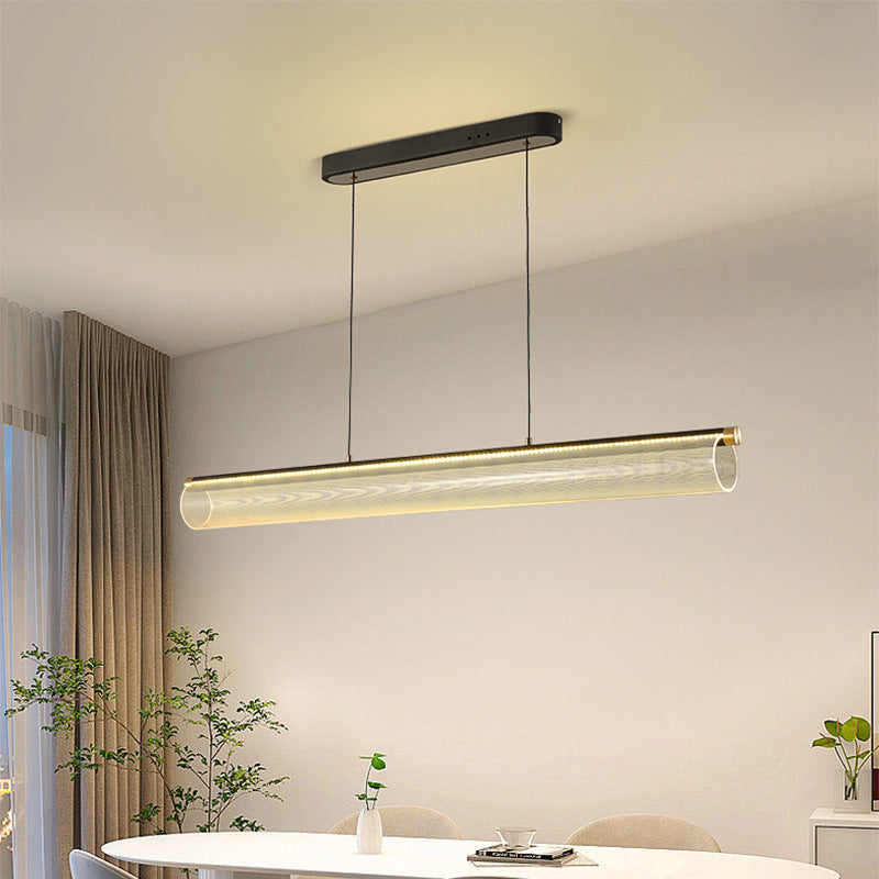 Arisha lampă suspendată LED modernă Transparentă metal Sufragerie/living/Cameră de ceai