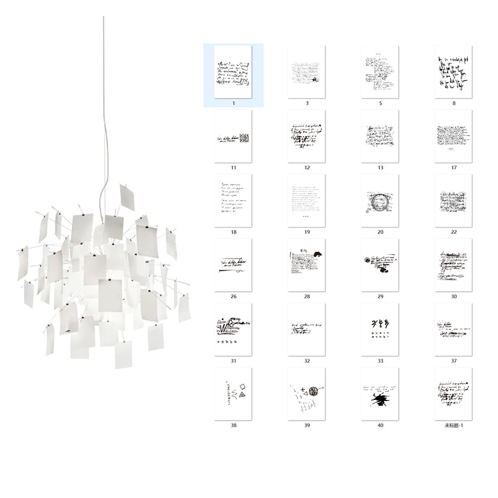 Luninena candelabru din hârtie