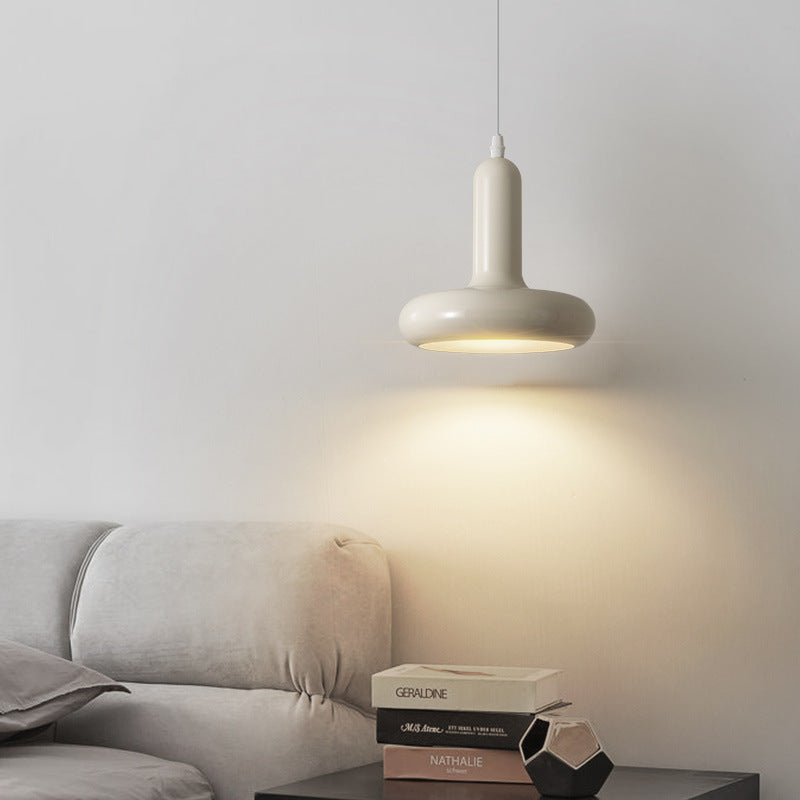Arisha lampă suspendată crem și albă, modernă, minimalistă, pentru dormitor