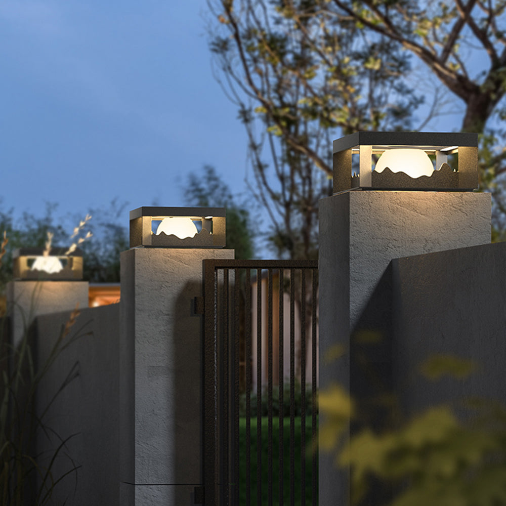 Ray modern Mountain metal Outdoor Lamp, lumină caldă