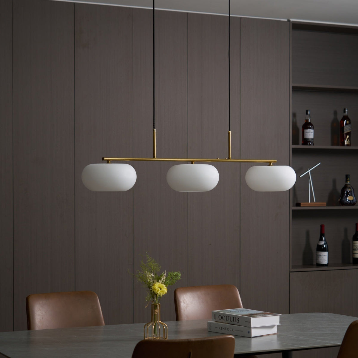 Candy Cream Cluster lampă suspendată 3 surse de lumină, în culoare crem