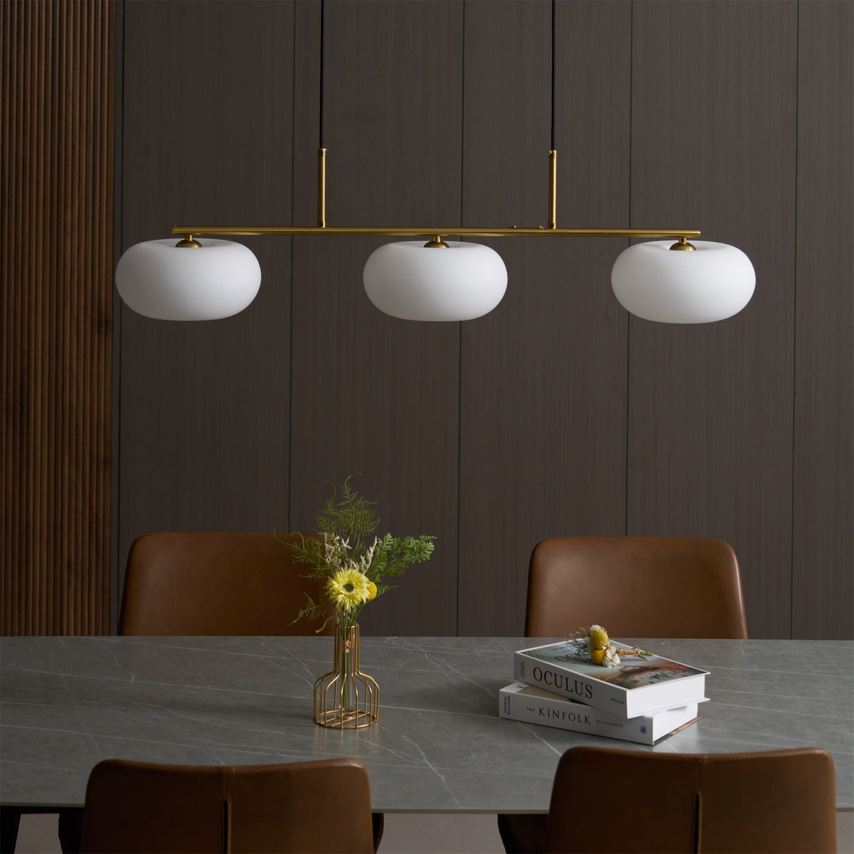 Candy Cream Cluster lampă suspendată 3 surse de lumină, în culoare crem