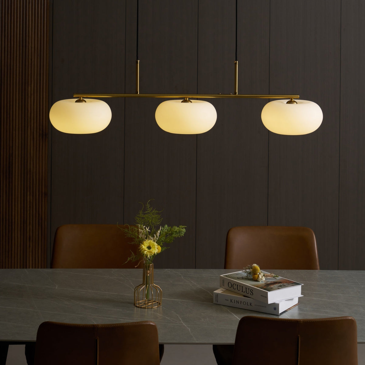 Candy Cream Cluster lampă suspendată 3 surse de lumină, în culoare crem