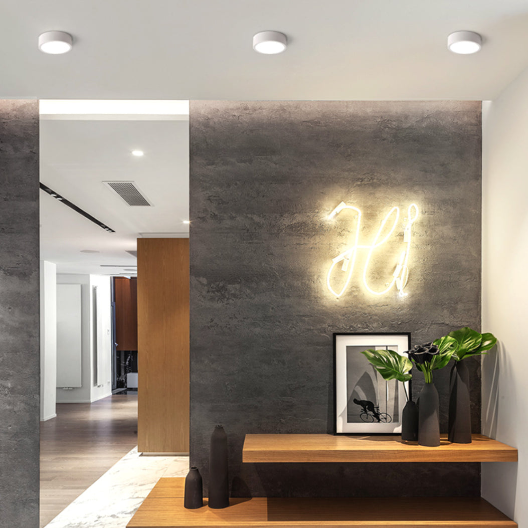 Arisha Spotlight Cylindrical modern alb/negru/Gri, dormitor