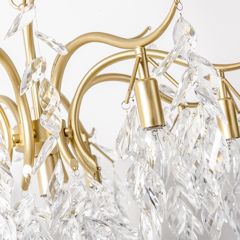 Kristy de lux Wisteria floare cristal candelabru