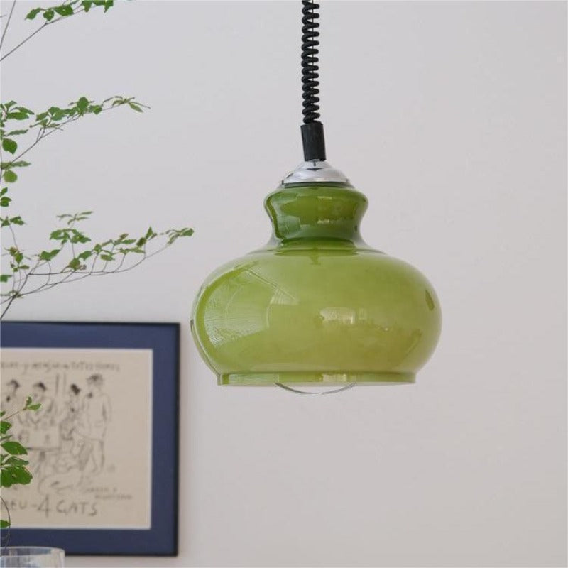 Valentina Retro Simplu lampă suspendată living Verde living