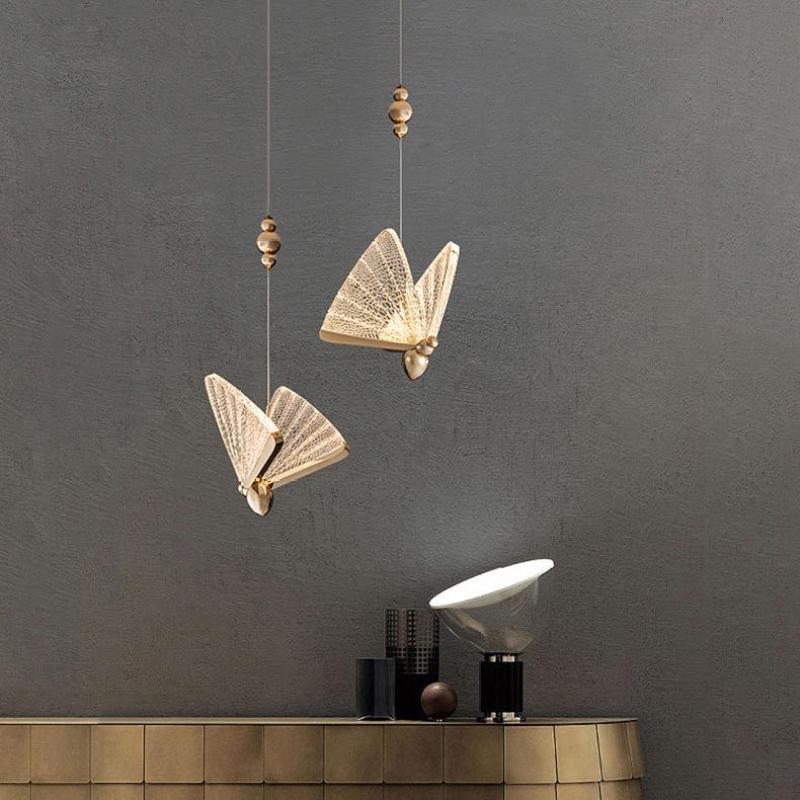 Arisha Art Deco Butterfly lampă suspendată, 2 Culoare