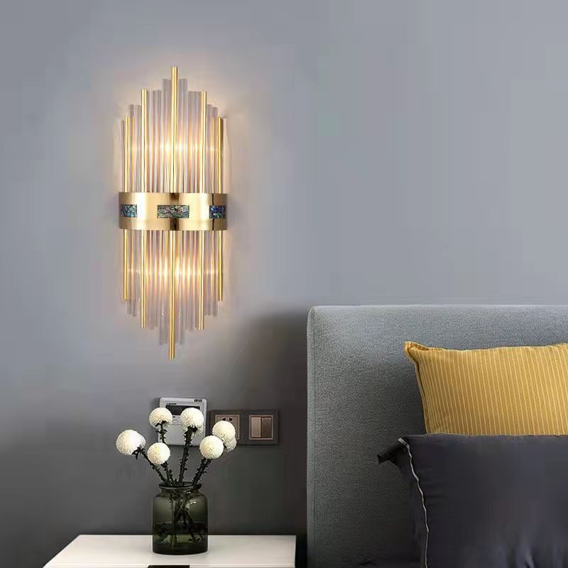 Kristy aplică de perete cu cristal, lampă de noptă ∅18CM