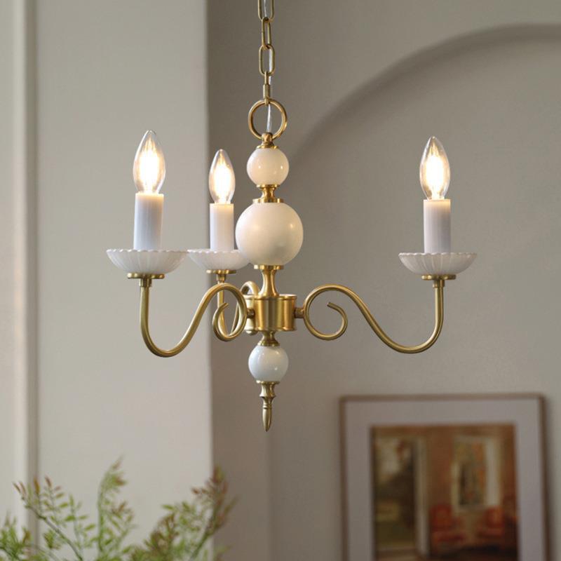 Silva candelabru din ceramică, vintage, LED, tip lumânare, pentru dormitor