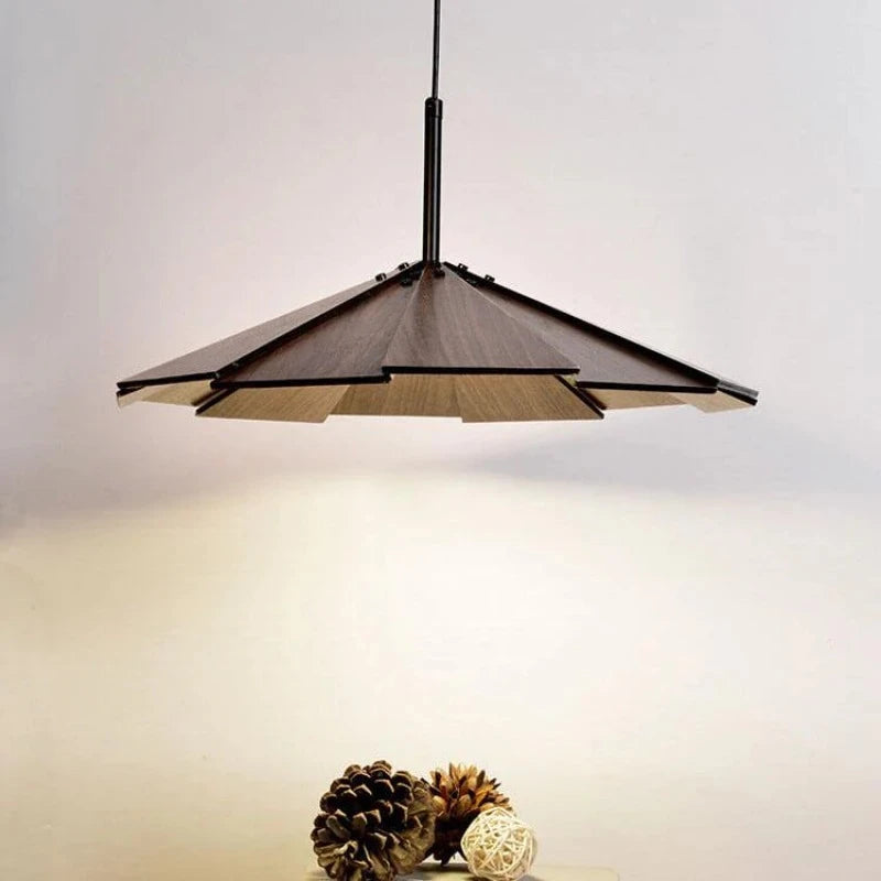 Ritta Vintage LED lampă suspendată din lemn de Nuc pentru dormitor/Bar/Cameră de Ceai