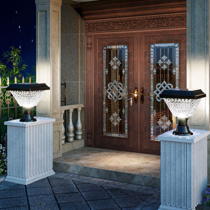 Ray modern Geometry Outdoor lampadar, negru