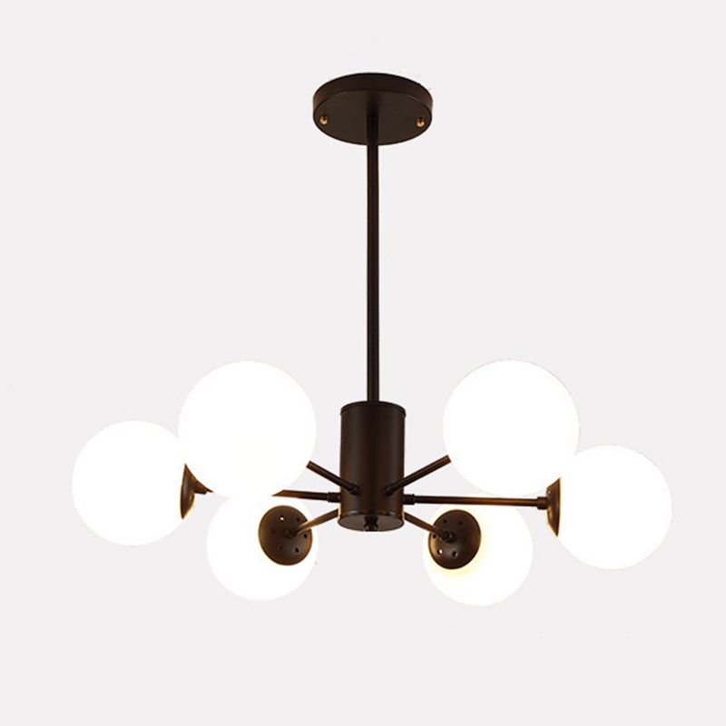 Valentina lampă suspendată simplă de design nordic, neagră/aurie