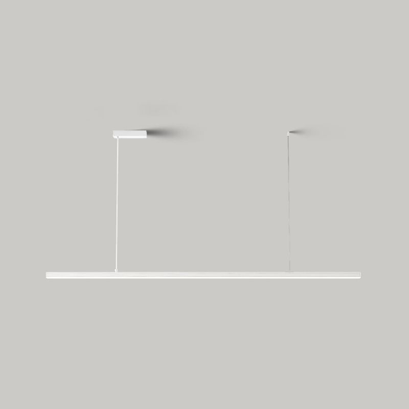 Arisha minimalist Linear metal lampă suspendată, alb/negru