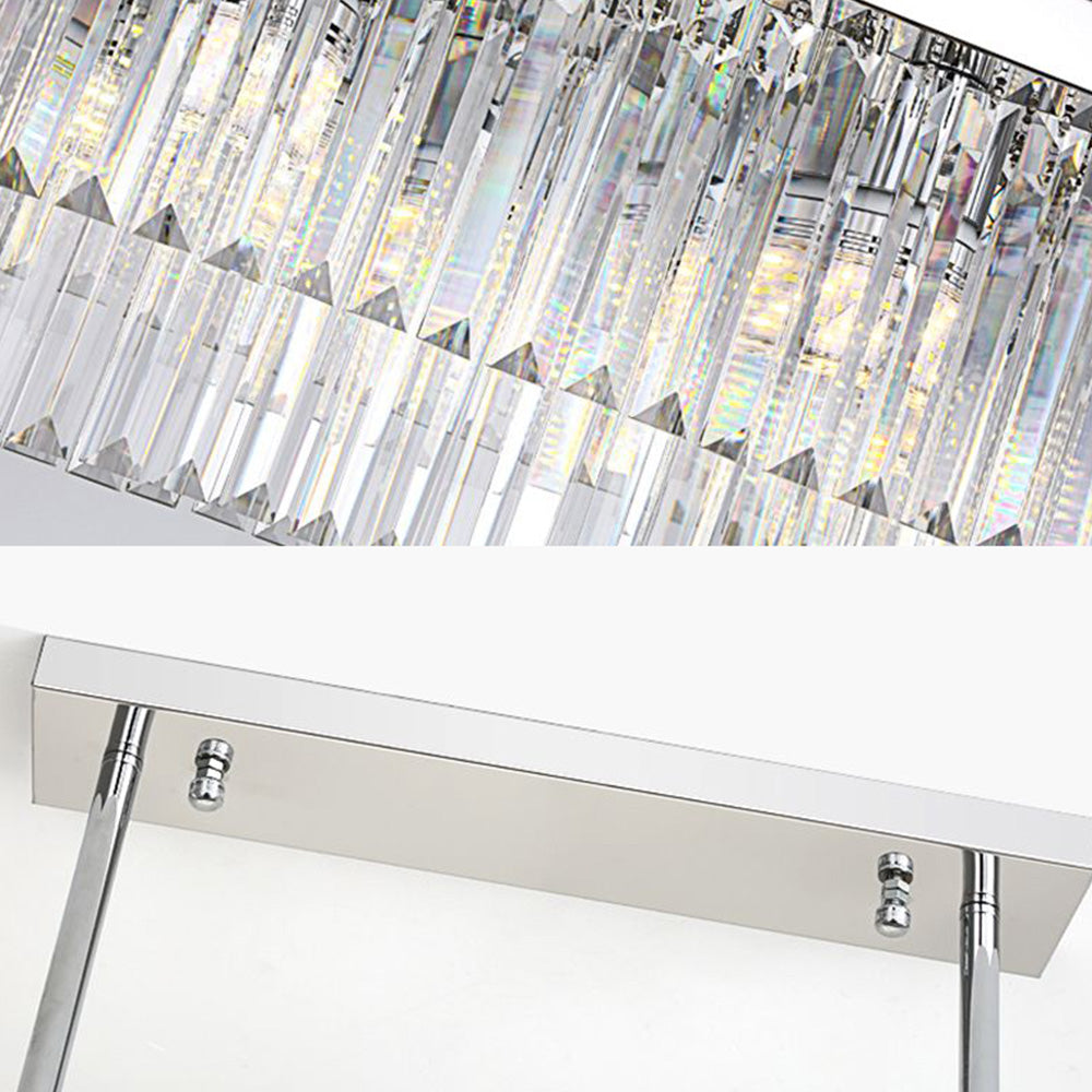 Kristy lampă suspendată Art Deco modern LED, cristal/metal