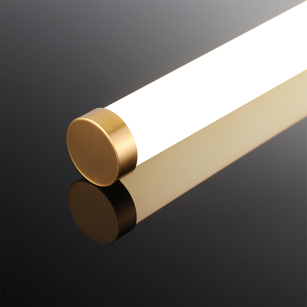 Arisha modern Linear Cooper alb oglindă Front aplică de perete