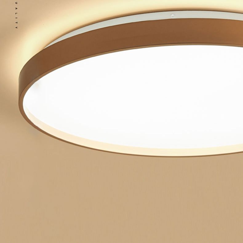 Arisha plafonieră Aplicată minimalistă Rotundă din metal, alb/Cafea/Gri/Aur