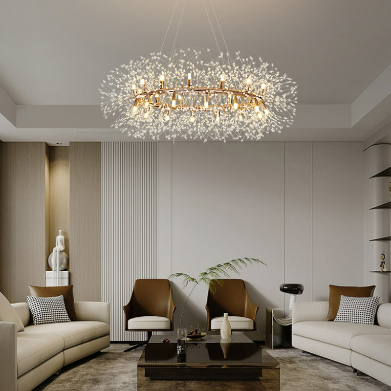Arisha modern Dandelion LED lampă suspendată cu abajur pentru dormitor/living