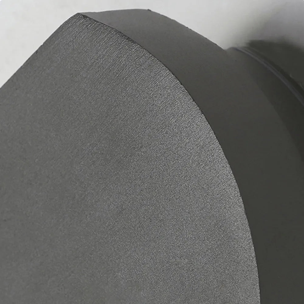 Ray aplică de perete pentru exterior minimalist geometric din metal, negru/gri