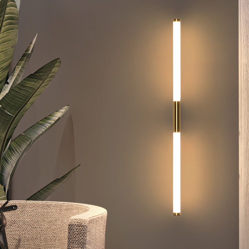 Arisha modern Linear Cooper alb oglindă Front aplică de perete