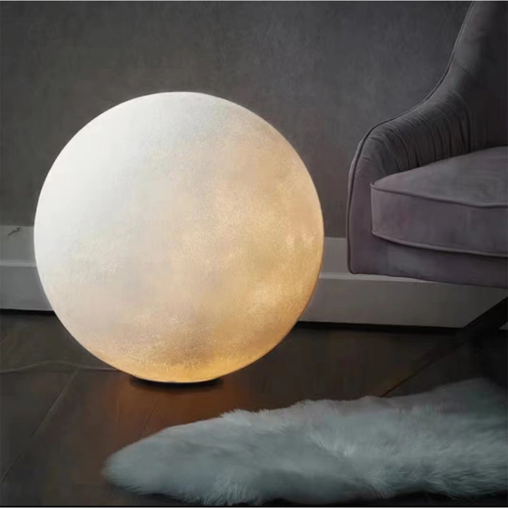 Mira lampadar Decorativ modern Dream, Glob Lunar, Rășină, dormitor