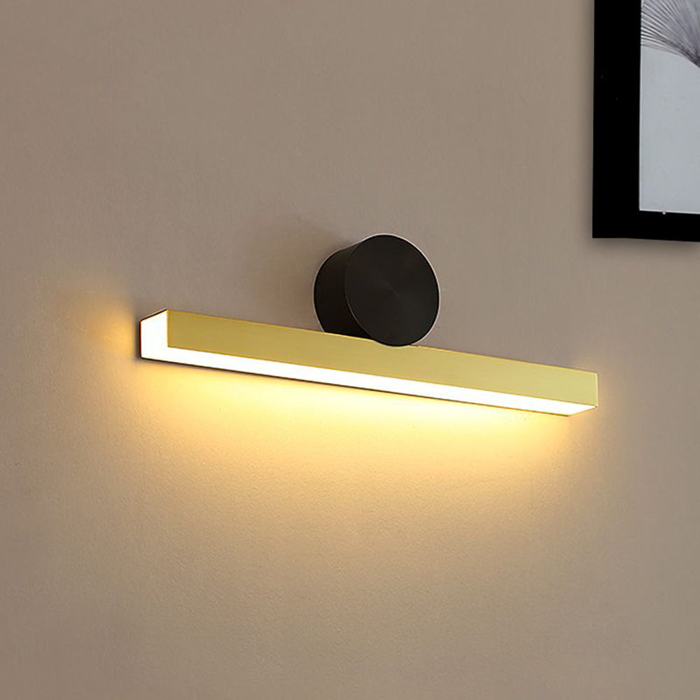 Arisha aplică de perete neagră și aurie din metal, modernă, geometrică, pentru dormitor