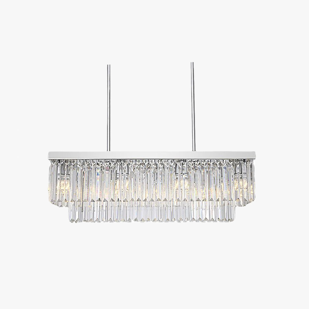 Kristy lampă suspendată Art Deco modern LED, cristal/metal