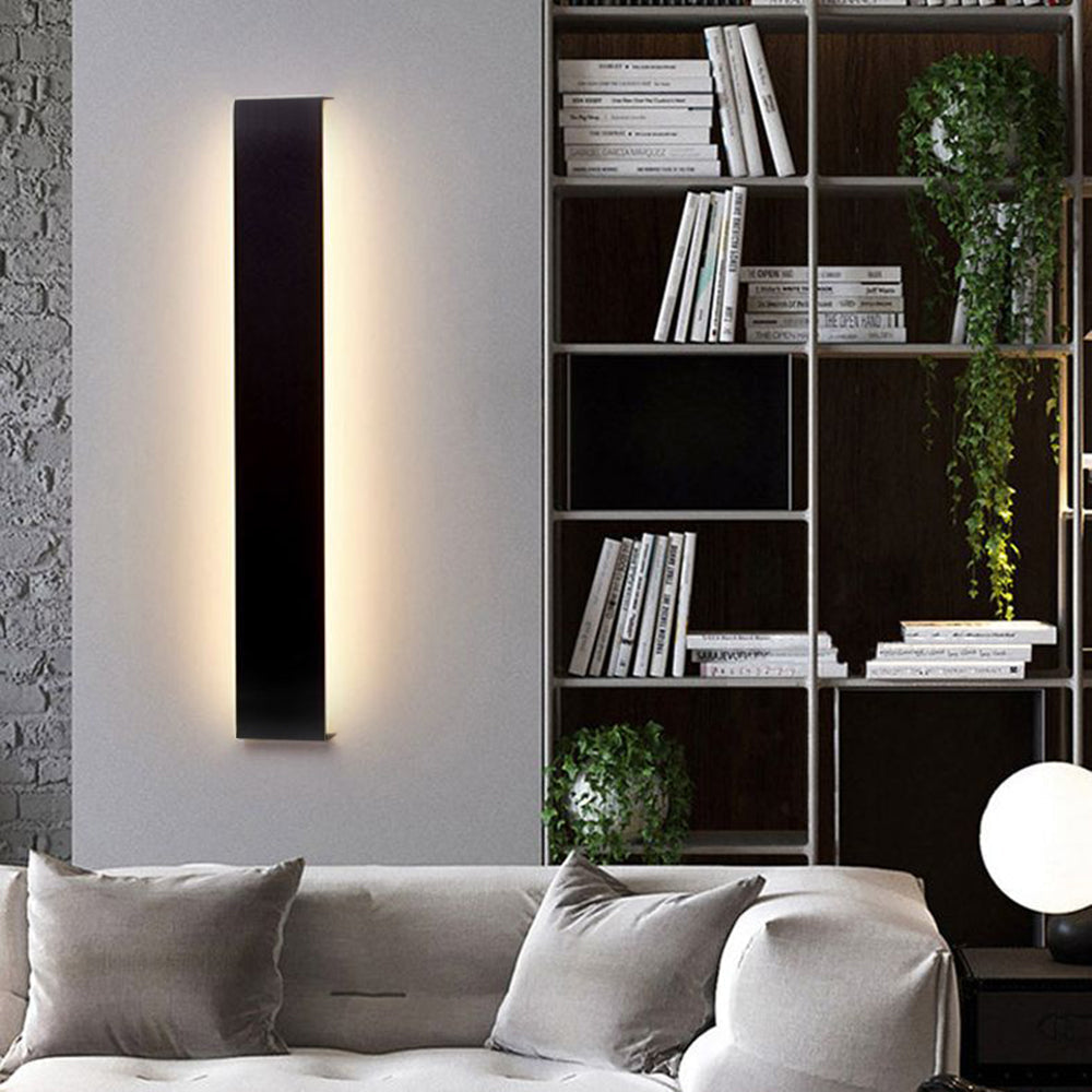 Arisha aplică de perete minimalistă Rectangulară, negru/alb/auriu