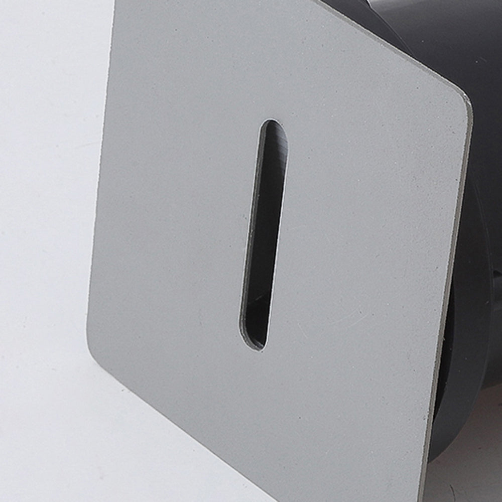 Ray modern metal Pătrat/Rund Lumina pentru Terasă/Scări pentru exterior, negru