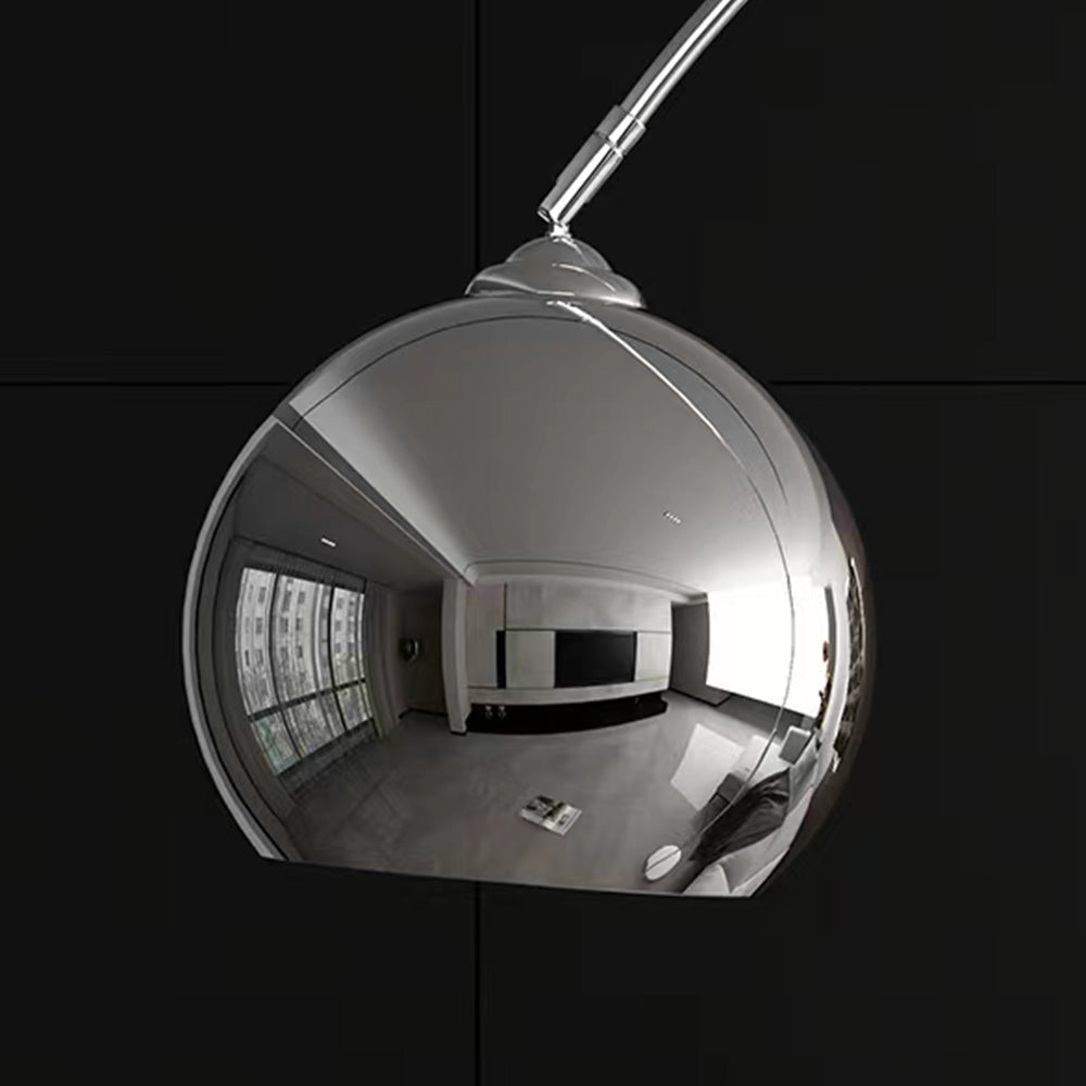 Salgado modern Arc metal lampadar, Crom, Studiu/dormitor