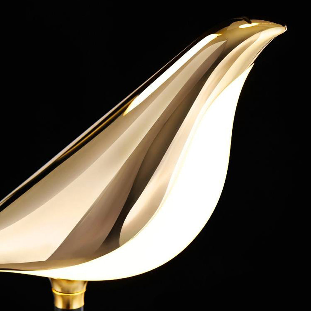 Arisha modern Bird lampă suspendată, aurie și neagră, stil 2