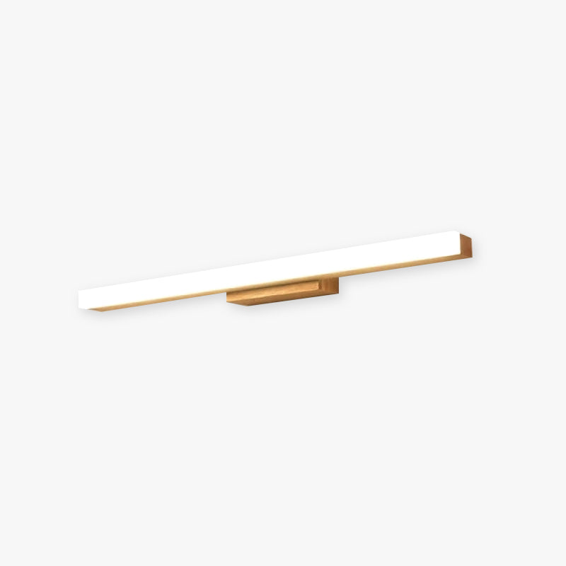 Arisha modern minimalist Linear Wooden aplică de perete, lemn/lemn de nuc