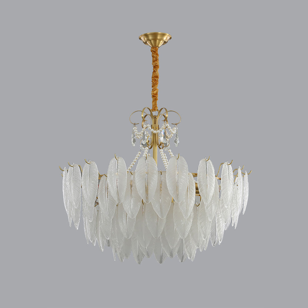 Kristy candelabru Elegant Pearl/sticlă/metal, alb