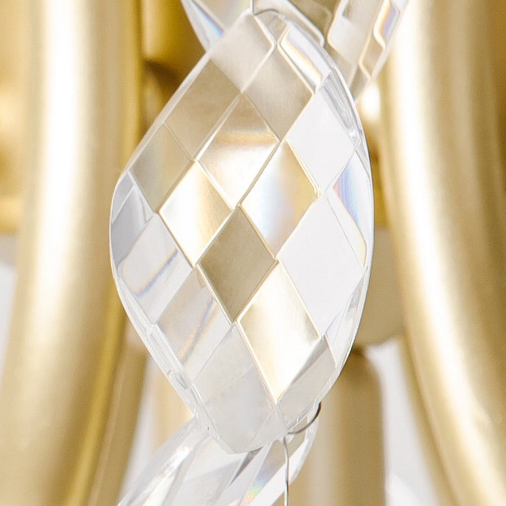 Kristy de lux Wisteria floare cristal candelabru